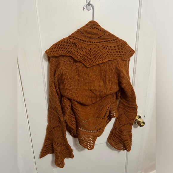 Pois made in Italy knitted burnt orange cardigan - Picture 5 of 5